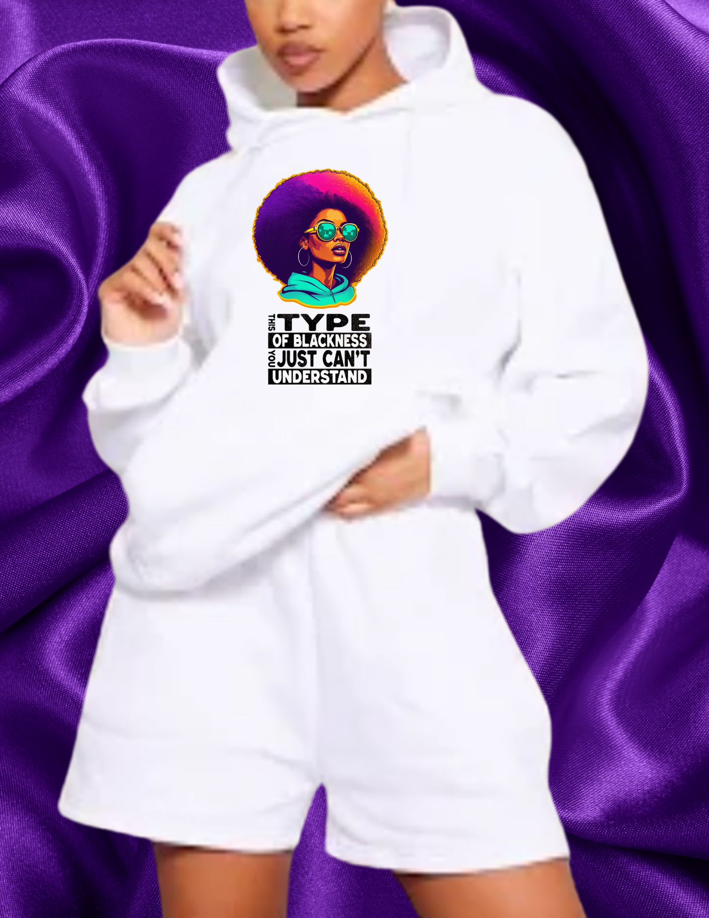 "Peekaboo" Female Hoodie