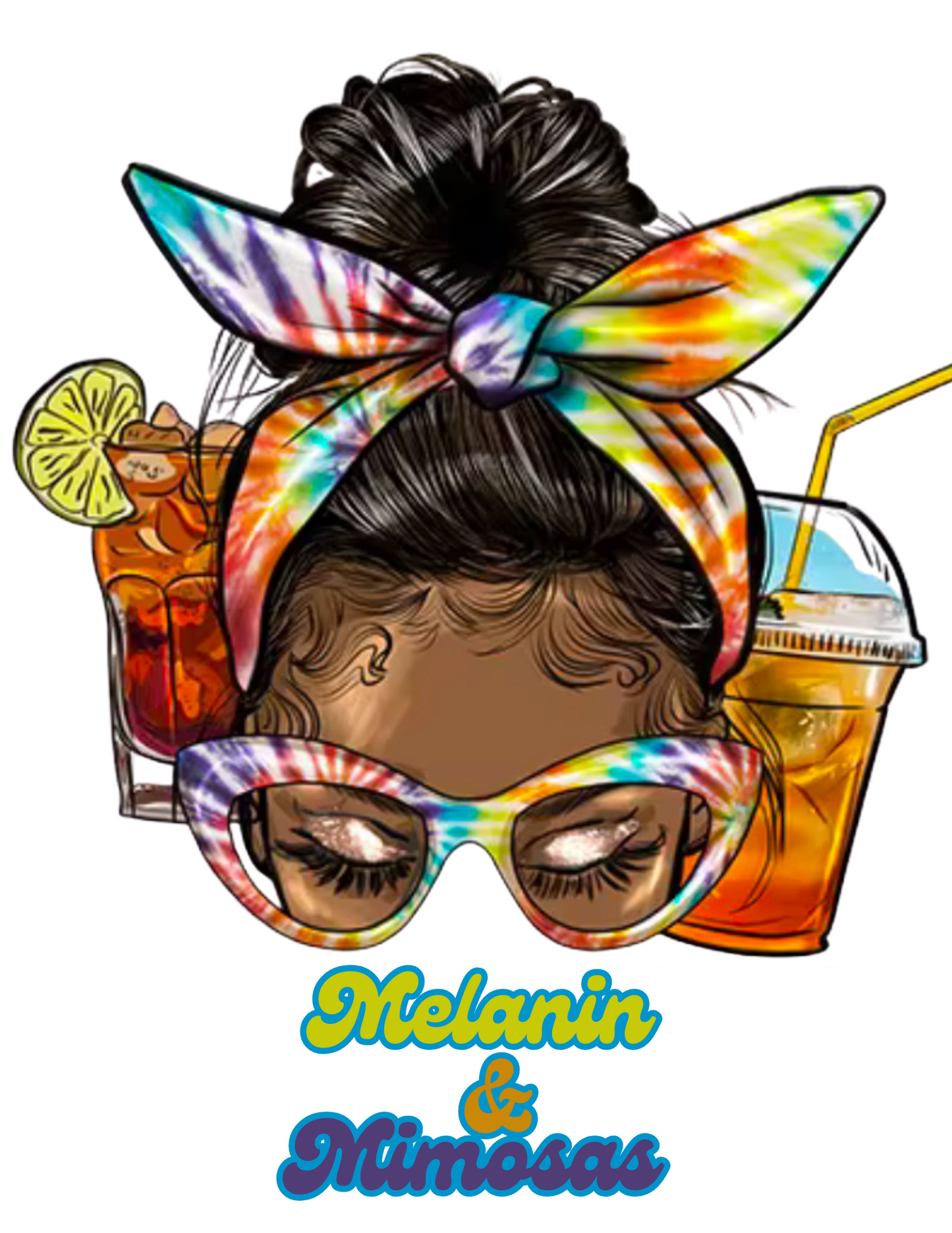"Melanin & Mimosas" T-shirt