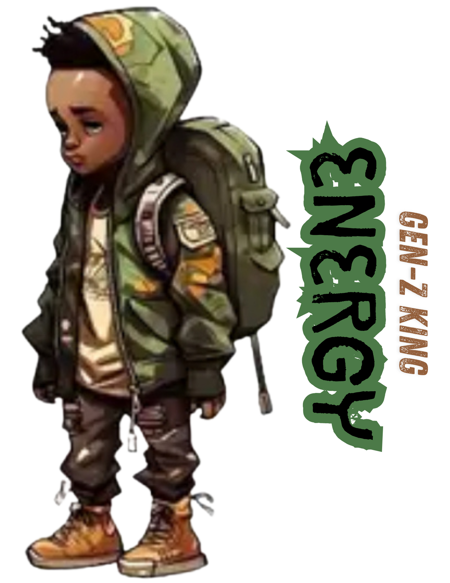 "Gen-Z King Energy" T-shirt