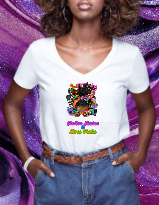 "Roller Skates & Boss Traits" T-shirt!