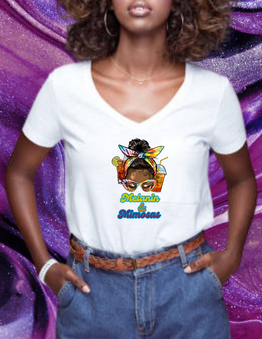 "Melanin & Mimosas" T-shirt