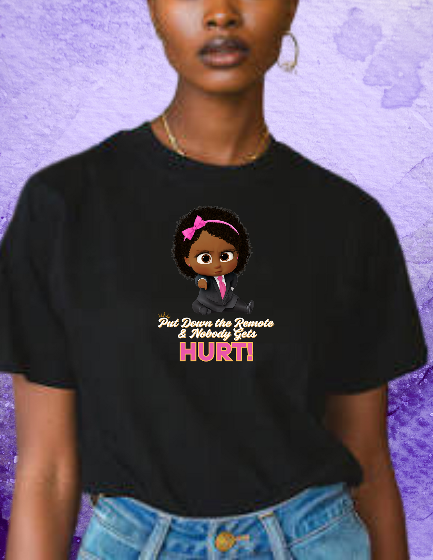 "Put Down the Remote and Nobody Gets Hurt" T-shirt