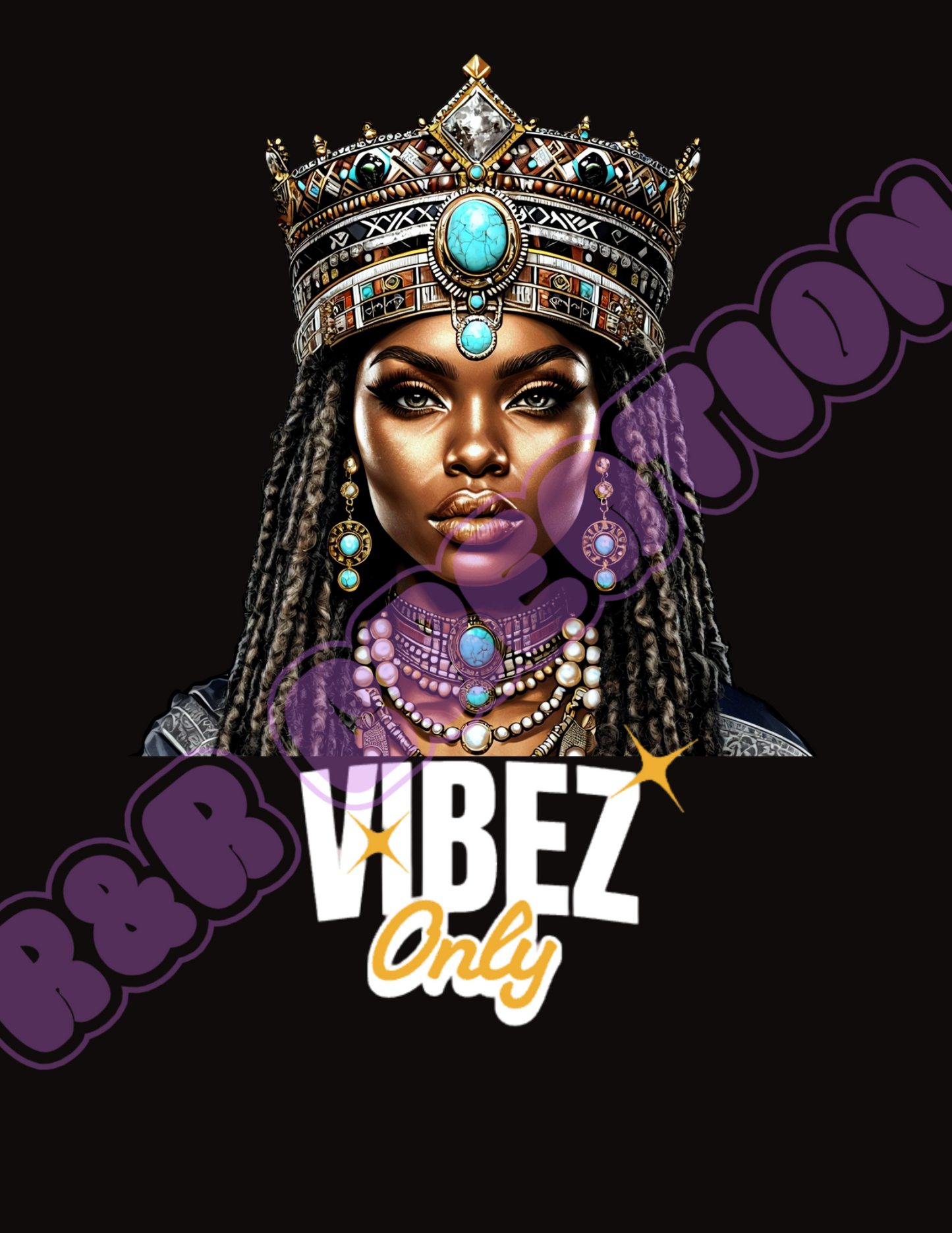 "Queen Vibez Only" T-shirt