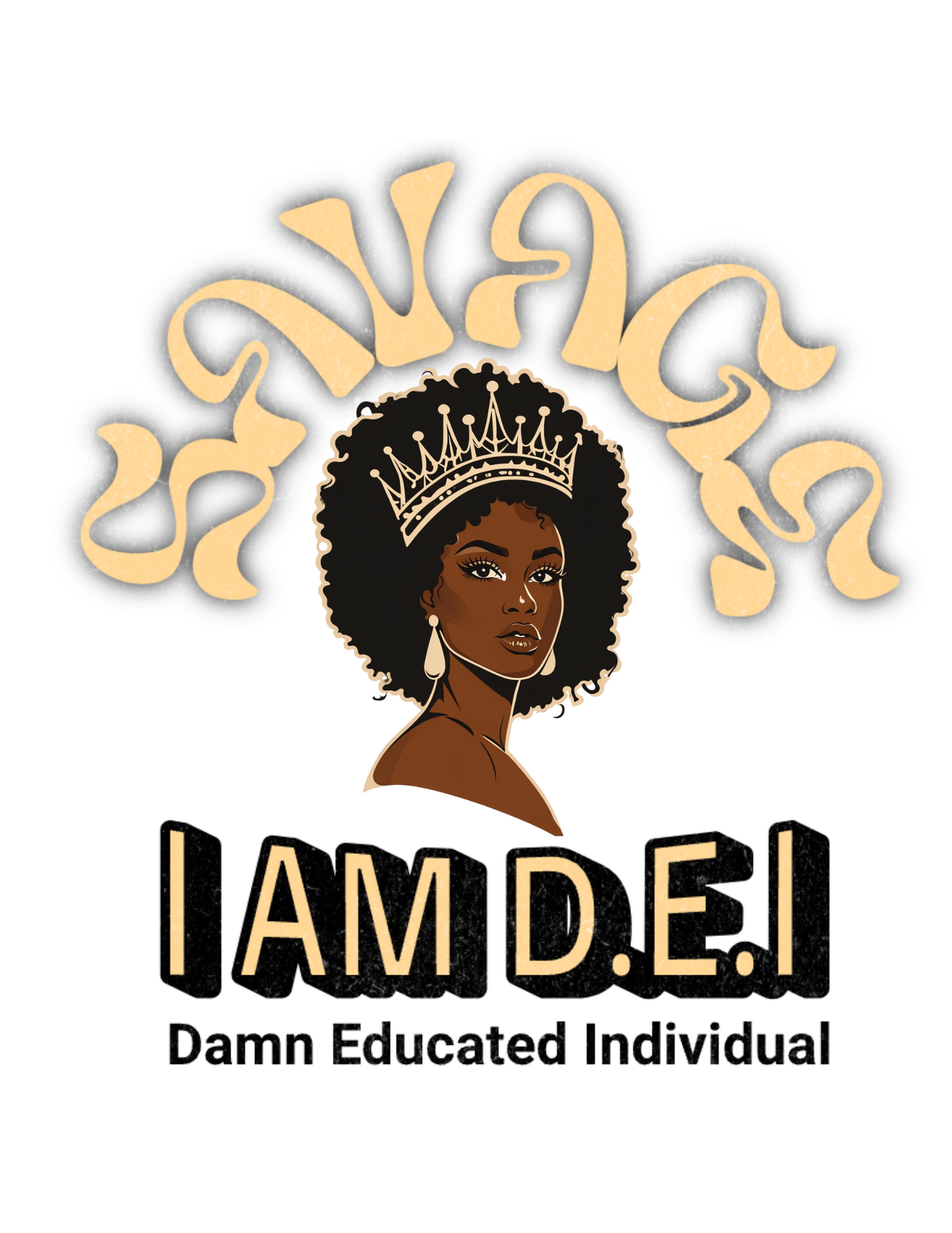 "D.E.I - Damn Educated Individual" T-shirt
