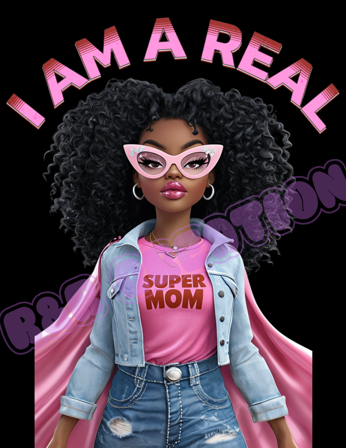 "I am a Real Super Mom" T-shirt