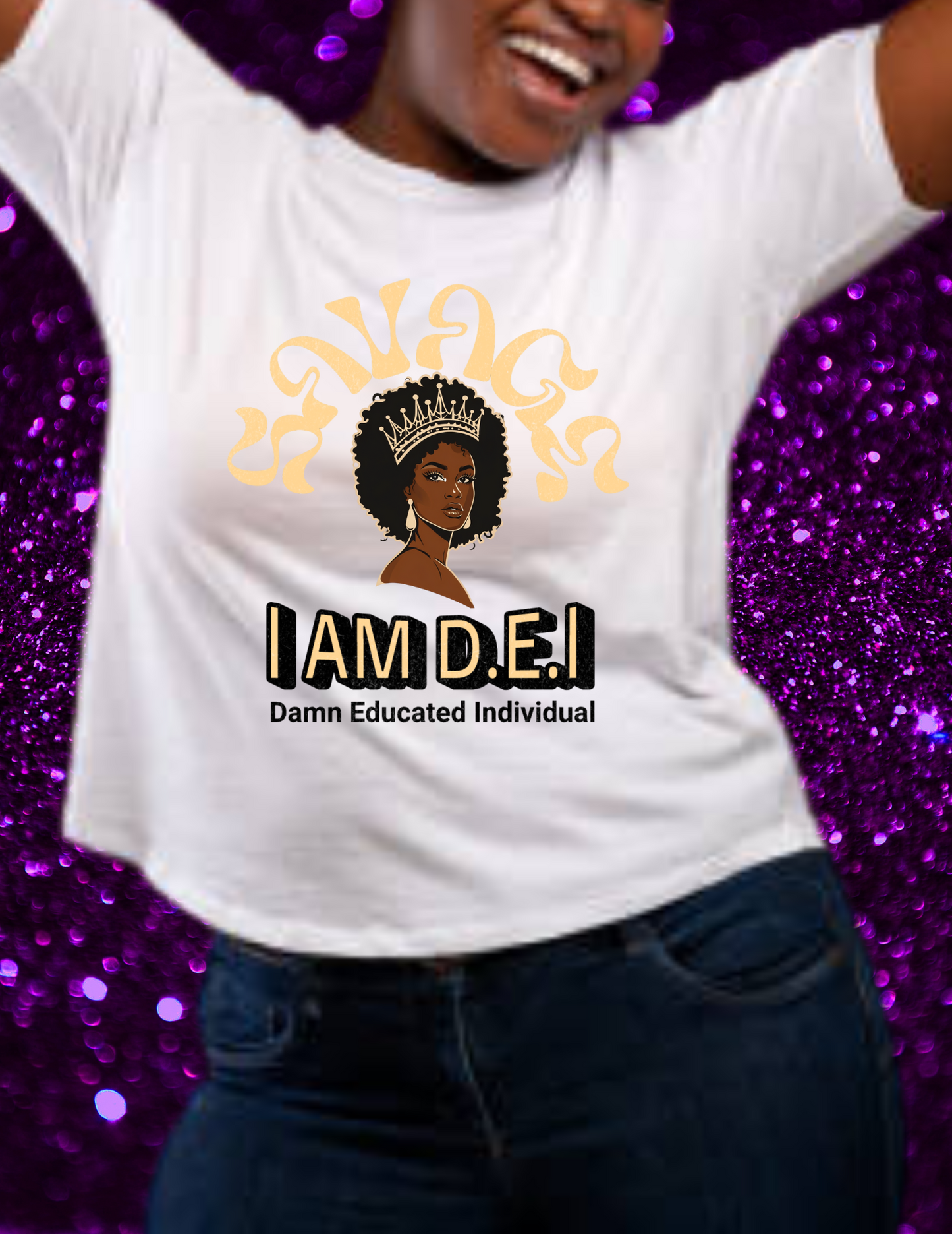 "D.E.I - Damn Educated Individual" T-shirt