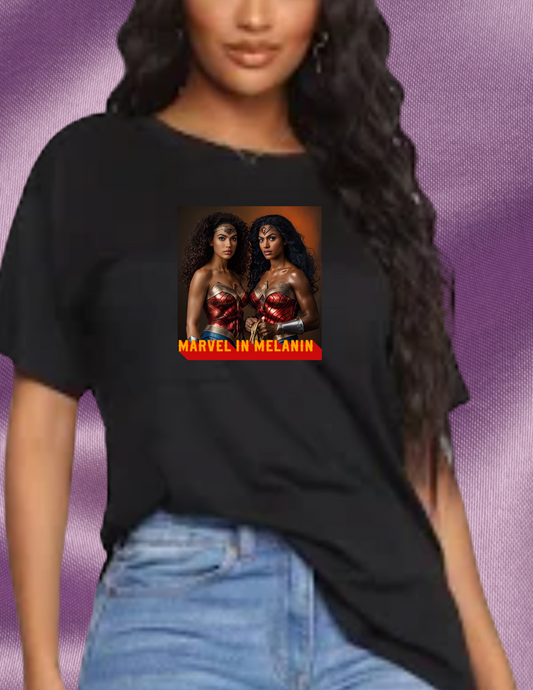 "Marvel in Melanin" T-shirt