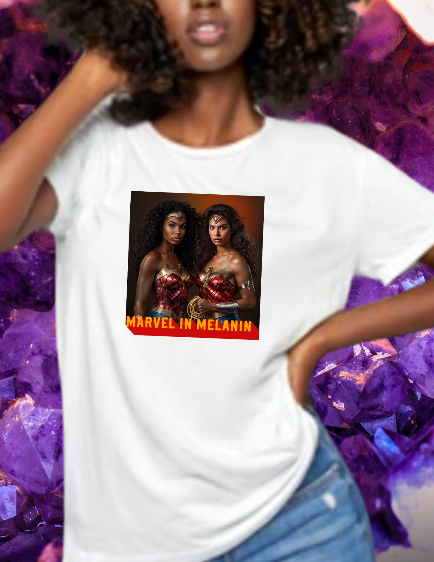 "Marvel in Melanin" T-shirt